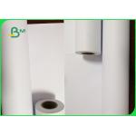 80gsm Inkjet CAD Plotter Paper Roll Double Side Blue For Clear Images