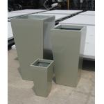 Modern Fiberglass Flower Pots Real or Artificial Tree Planters Customizable