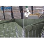 Container Welded Mesh Gabion , Gabion Basket Mesh Explosion Proof Wall for sale