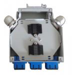 Metal 6 Cores Fiber Optic Terminal Box / Waterproof Fiber Optic Termination Box for sale