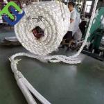 High Strength 48mm 8 Strand Polyester Rope For Marine Project