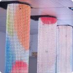 Curtain Wall T20 P80-2 LED Mesh Screen Intelligent Control Skylight Lighting for sale