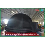 15m  Hangout Oxford Cloth Inflatable Dome Structures Digital Projection Show Use for sale