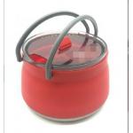 2020 Newest Product Portable Folding Cooking Stock Pot Outdoor Camping Collapsible Silicone Bowl for sale