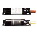Rustic Wall Display Rack for Standard Wine Bottles Kitchen Wine Storage Rack for sale