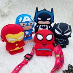 Superman Silicone Coin Bag For Pencils Crossbody Shoulder Bag For Boys Pop Purse Bag Christmas Birthday Gift Coin Wallet for sale