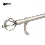 28/25 MM Extendable Iron Pipe Curtain Rods For Bedroom Decoration for sale