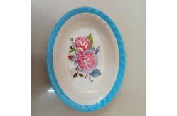 China Custom Printed Serving Melamine Food Trays Kitchen Home Hotel Rolling Tray supplier