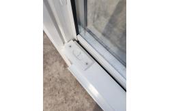 China Customized UPVC Single Hung Double Hung Windows With Double Tempered Glass supplier