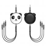 TPE ABS 3A Max Length 1.2m Retractable USB Cord  3 In 1 Gadgets Gift for sale