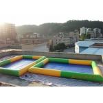 Colored Rectangular Kids Inflatable Pool for Water Park Games Using for sale