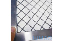China Exterior Diamond Steel Wire Mesh Room Divider Architectural Partitions supplier