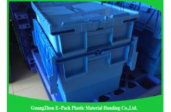 China Customized Nestable PP Plastic Attached Lid Containers Food Grade supplier