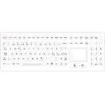 108 Keys IP68 dynamic rated washable industrial membrane keyboard USB Desktop