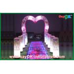 Wedding Led Arch Decoration Inflatable Shine Lighting Customized Size for sale