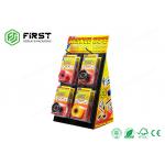 Custom CDU Recyclable Retail Cardboard Counter Stand Table Display With Pegs Hooks