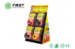 China Custom CDU Recyclable Retail Cardboard Counter Stand Table Display With Pegs Hooks supplier