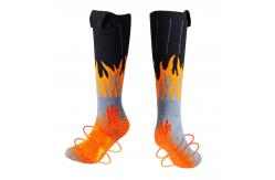 China Electric Winter Thermal Heated Socks Washable With Rechargeable Battery supplier