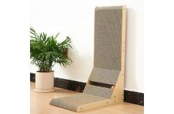 China High Density Cat Scratch Board L Shaped Large Cat Scratcher Cardboard supplier