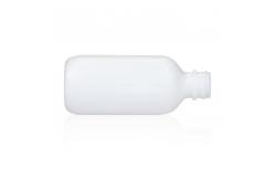 China Empty White Ceramic Boston Glass Bottle Cosmetic Packaging supplier