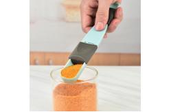China Kitchen Plastic Adjustable Measuring Spoon Double End Measuring Spoon supplier