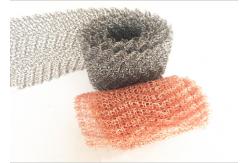 China Wire Diameter 0.16 Mm Knitted Copper Mesh Width 100mm Yellow supplier