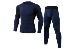 China Quick Dry Breathable Compression Running Rash Set Men Gym Wear supplier