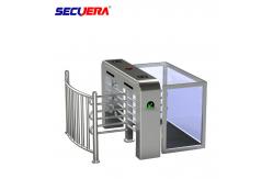 China 120 degree single channel automatic RFID access control full height turnstile barrier gate supplier