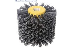 China Abrasive Wire Drawing Wheel Burnishing Brush Intertek For Polishing And Sanding supplier