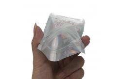 China 120 micron Gravure Printing Holographic Zipper Pouches supplier