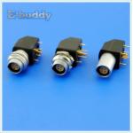 2 Pin Printed Circuit Board Connector Rear Panel Installed Elbow Socket for sale