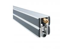 China Multifunctional Automatic Door Bottom Sweep With Fully U Shape Silicone Strips supplier