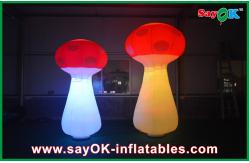 China Air Blown Inflatable Orange Lighting Event Inflatable Mushroom supplier