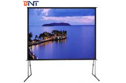 China 300 Inch Fast Fold Projector Screen With Impact Resistant Carrying Suitcase supplier