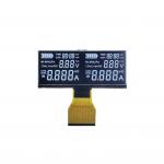 VA LCD Display White Segments Black Background 5V FPC Connect for sale
