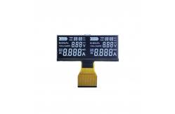 China VA LCD Display White Segments Black Background 5V FPC Connect supplier