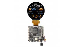 China 3.4 Inch Round TFT LCD Advertising Media Monitor With Android RK3566 supplier