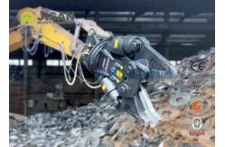 China CAT230 Excavator Metal Shears Scrap Shear Attachment With Replaceable Blade supplier