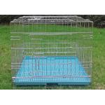 Pet Large Breathable Folding Metal Dog Crate Stainless Steel for sale