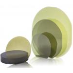 Polished 100mm SIC Epitaxial Silicon Carbide Wafer 1mm Thickness For Ingot Growth for sale