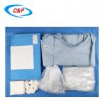 Hospital Angiography Fenestrated Sterile Drape Pack Sterilized By EO for sale