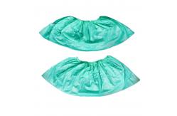 China Clean Use Waterproof Various Size Disposable CPE Plastic Shoe Cover Elastic supplier