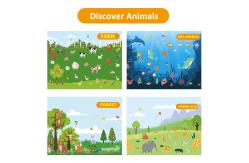 China Large Reusable Stickers Book 200 Plus Repositionable Kids Exceptional Learning supplier