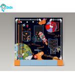 Customized Indoor Playground Interactive Wall Games Space Theme Interactive Ball Wall