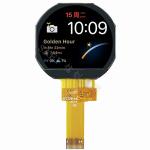 1.22 TFT LCD screen 240x204 dots round shape IPS full viewing angle SPI interface TFT LCD screen for sale