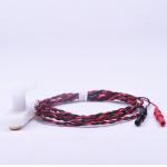 White Twist HandHeld Fixed Stimulating Electrode With Standard 1 Pin DIN