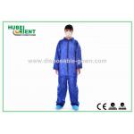 Non-Woven Disposable Coveralls Wihtout Hood And Feetcover For Factory And Hygienic Environment for sale