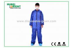 China Sanitary Non Irritating 22gsm Disposable SMS Coverall supplier