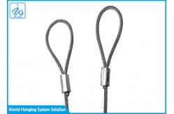 China Safety Lanyard Tool Cable Ends Wire Rope Loop For Wire Suspension Systems supplier