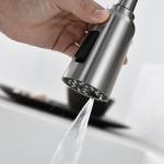 Extendable flexible spout kitchen tap Single Lever Mixer with 35mm Ceramic cartridge for sale